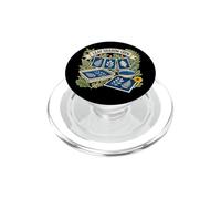 Leaf Shadow Crew Cyanotype Art Botanique Feuilles PopSockets PopGrip pour MagSafe