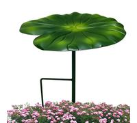 Leaf Shape Plant Umbrella Shade, 21cm Metal Sun Protection Cover with Stake, Garden Flower Shade Protector System, Outdoor Planter Sun Shield, Patio Yard Plant Care Accessory