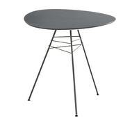 Leaf Table de Jardin - triangulaire H74 Top MDF waterproof H04