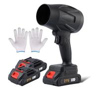 LeafBreeze Souffleur Sans Fil, Aspirateur Souffleur Broyeur, Pour un Nettoyage Rapide des Feuilles, de la saleté, de la poussière et des déchets quotidiens, souffleur ultra léger, puissant (2 Battery)