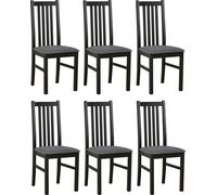 LeafDesign Chaise de salle à manger en bois - Chaise en hêtre massif - Chaise de salle à manger - Chaise en bois - Chaise de table - Chaise de cuisine - Chaise ONTIKA 1 (lot de 6)
