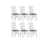 LeafDesign Chaise de salle à manger en bois - Chaise en hêtre massif - Chaise de salle à manger - Chaise en bois - Chaise de table - Chaise de cuisine - Chaise ONTIKA 1 (lot de 6)
