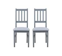 LeafDesign Lot de 2 chaises de cuisine - Chaise en hêtre massif - Chaise de salle à manger 120 kg - Lot de 2 chaises de salle à manger - Chaise en bois - Chaises pour table à manger - Chaises de salle