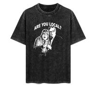 League of Gentlemen Funny Tubs & Edward Tattsyrup are You Local ? T-Shirt Unisex Black Tee S
