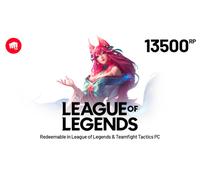 League of Legends 100 USD - 13500 Riot Points