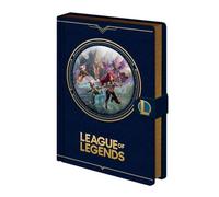 League Of Legends - Cahier PREMIUM (21 cm x 14 cm x 2 cm) (Bleu marine)