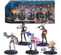 League of Legends - COFFRET 5 FIGURINES 10 CM - Coffret des Deux Cités 5 Figurines Articulées 10 cm A Collectionner - Avec Détails Qualité Et Accessoires - 6062218 - Jouet Enfant 12 ans et +