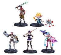 League of Legends - Coffret 5 Figurines 10 CM - Coffret des Deux Cités 5 Figurines Articulées 10 cm A Collectionner - avec Détails Qualité Et Accessoires - 6062218 - Jouet Enfant 12 Ans et +