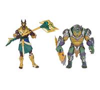 League of Legends, Lot de 2 Figurines de Collection Officielles Nasus et Renekton, Plus de 17,8 cm avec 2 Accessoires, la Collection Champion, qualité collectionneur, à partir de 14 Ans