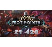 League of Legends Riot Points 21420 RP