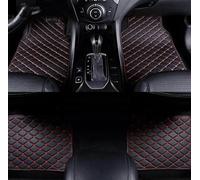 LeaHY 4 Pièces Voiture Tapis De Sol pour MG EHS 2018 2019 2020 2021 2022 2023-, Tapis Imperméables Tout Temps Anti-Dérapants Moquettes Accessoires intérieurs,F Black Red