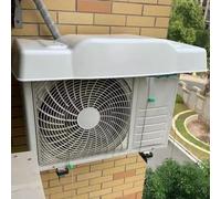 LeaHy Grand couvercle de condensateur Mini Split AC Unit Cover, extérieur étanche anti-UV couvercle supérieur pour mini pompe à chaleur divisée, condensateur, compresseur (couleur : blanc, taille : 95