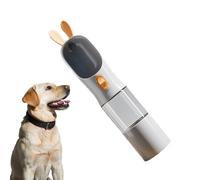 Leak Proof Dog Travel Bottles, 2 in 1 Food and Water Container for Dogs, Portable Cat and Dog Bottle, Lightweight Compact Travel Pet Accessory 10.83x3.15 for Traveling, Strolling