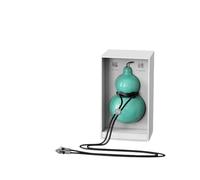 Leak Proof Gobelet isotherme Style Gourd - Mini mug portable en acier inoxydable 316, gobelet à paille esthétique for les déplacements(Blue,300ml)