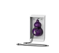 Leak Proof Gobelet isotherme Style Gourd - Mini mug portable en acier inoxydable 316, gobelet à paille esthétique for les déplacements(Purple,518ml)