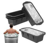Leak Proof Ice Mold, Large Freezer Container, 9.84 Inches Modern Tray with Sturdy Build, Strong Maker, Kitchen Tool with Simple Design, Ice Block Mold for Camping and Party Use