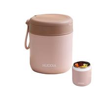 Leak Proof Lunch Box - Insulated Lunch Box | Stainless Steel Food Flask | 430ml, 304 Stainless Steel Liner, Leakproof Lid, Keeps Food Warm 0-6 Hours, Portable For Work Travel Camping Picnic, Microwave