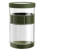 Leak-Proof Pickle Jars with Lids - Non-Slip Pickle Storage Container | Wet Dry Séparation Leakproof Wide Mouth Non-Slip Silicone Lid Invertible Glass Bottle for Brewing Fermenting Yaourt Meal Prep