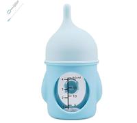 Leak-Proof Squeezable Kitten Bottle, 2025 New Kitten Bottles for Nursing Pet Feeding, Anti-Choking Air Valve for Flow Control for Nursing Puppy Milk (20/80ml 2pcs) (Blue,20ml)