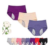 Leak Proof Underwear for Women, Washable Incontinence Pants with Pelvic Floor Support, Reusable Incontinence Underwear (3pcs-e,3XL)
