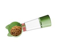 Leak Proof Water Dispenser, Portable Dog Bowl, Lightweight Bottle with Basin, Travel Pet Hydration, Handheld Puppy Flask for Walking, Compact Outdoor Drinking Tool Long Hiking Park Trips