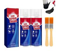Leak Repair Cream, 2Pièces D'étanchéité Imperméable Avec Pinceau, Liquid Anti-Fuitess Imperméable En Bombe Pâte, Liquide D'étanchéité Transparent, Enduit Scellant À Séchage Rapide Pour Fissures Murale