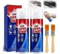 Leak Repair Cream, Spray Etancheite Exterieur, Hydrofuge Toiture Agent Anti Fuite éTanche, Spray D'éTanchéIté ImperméAble Pour RéParation Des Fuites Sur Mur Et Toits, Toilettes (Blanc,2)