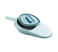 Leakproof Bedpan, Portable Urinal Device, Comfortable Shape with Easy Cleaning, Reliable Elderly Care Piece, Functional Medical Accessory with Contemporary Look, Nursing Tool for Bathroom and Recovery