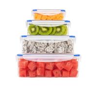 Leakproof Food Storage Containers | Stackable Fruits Storage Boxes Airtight