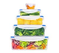 Leakproof Food Storage Containers | Stackable Fruits Storage Boxes Airtight