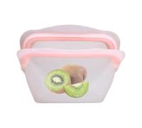 Leakproof Silicone Food Storage Bags - Stand-Up Reusable Pouches, Durable Meal Prep Containers, Freezer And Microwave Safe, Easy-Seal Technology For Kitchen And Fridge Organization | For Lunch Travel