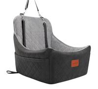 Lealchum Siège de voiture pour chiens de taille moyenne, facile à installer avec sangles réglables, fond antidérapant, entièrement amovible et lavable, siège de voiture confortable pour chiot