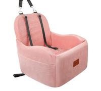 Lealchum Siège de voiture rehausseur pour chiens de petite, moyenne et moyenne taille, siège de voiture portable doux avec coussin surélevé, s'adapte aux sièges avant/arrière, entièrement amovible et