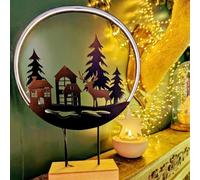 LEALIGHT blachere illumination Décoration scène de Noël LED - Bois et métal - Intérieur