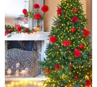 LEALIGHT blachere illumination Guirlande LED Grappe 8m Blanc Chaud - 600 LED Haute Densité - 8 Animations - IP44