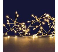LEALIGHT blachere illumination Guirlande lumineuse MicroLED Grappe - 9m - Blanc chaud - Intérieur/extérieur