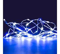 LEALIGHT blachere illumination Guirlande Micro-Led super brillante. 100 Micro Led L.10m (Bleu et blanc)