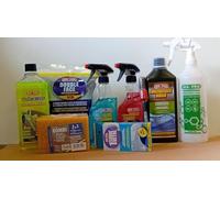 lealine.it Kit Mafra Car Shampooing et Cire+Chiffons en microfibre+Cercles et Caoutchoucs+Brosse Red+Microfiber Wash+Verre Cleaner+1Shine Vitres+Lealine Professional Care Ma-Fra (Vert)+Kombi