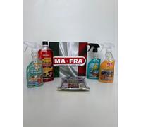 Lealine.it Kit Mafra Fast Cleaner 3 en 1 + Shampooing Power + Glass Cleaner + Traitement 3 en 1 Plastiques + Martina 2.0