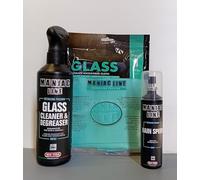 Lealine.it Kit Mafra Glass Cleaner & Degreaser - Maniac Line For Car Detailing + Glass Ultimate Microfiber Cloths + Rain Speed - Maniac Line For Car Detailing