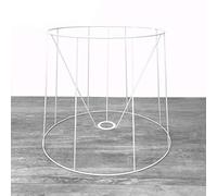 Lealoo Carcasse Abat-Jour Américain 40 cm, Armature Cone 8 Branches en epoxy anticorrosion, pour E27
