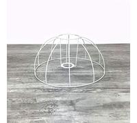 Lealoo Carcasse Abat-Jour Cloche 30 cm, Armature Dôme 10 Branches en epoxy anticorrosion, pour E27