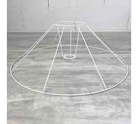 Lealoo Carcasse Abat-Jour Conique 50 x 25 cm, Armature 8 Branches, epoxy anticorrosion, E27