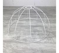 Lealoo Carcasse Suspension Cloche 40 cm, Abat-Jour Armature Dôme 10 Branches en epoxy anticorrosion, pour E27