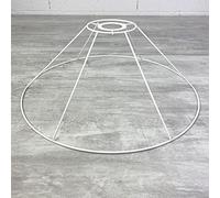 Lealoo Carcasse Suspension Conique 40 cm, Armature plafonnier 6 Branches en epoxy anticorrosion, pour E27