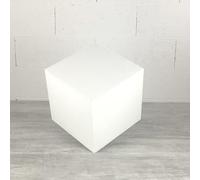 Lealoo Cube en polystyrène 25 x 25 x 25 cm, Polystyrène densité Pro, 28 kg/ m3