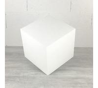 Lealoo Cube en polystyrène 30 x 30 x 30 cm, Polystyrène densité Pro, 28 kg/ m3