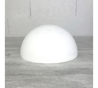 Lealoo Demi-Sphère 20 cm de diamètre, Dôme Creux en polystyrène, 10 cm de Haut
