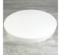 Lealoo Disque épaisseur 5 cm, diamètre 40 cm, polystyrène Pro Haute densité, 25 kg/ m3 Dummy