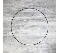 Lealoo Grand Cercle métallique Noir, diam. 50 cm pour Abat-Jour, Anneau epoxy Attrape rêves